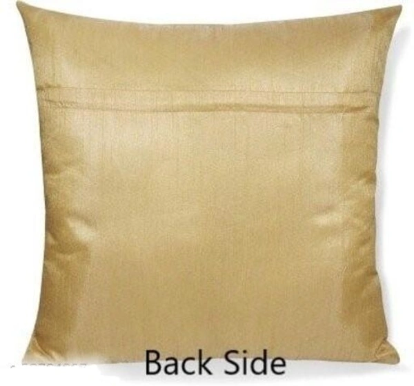 URBAN PLANET Floral Digital Printed Heavy Jute Cushion 3D Printed 16*16 inches Set of 5pieces - Single Flower 3D , White