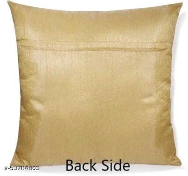 URBAN PLANET Floral Digital Printed Heavy Jute Cushion 3D Printed 16*16 inches Set of 5pieces - Jute Floral printed, Green