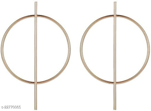 Artificial Stone & Beads Adjustable Drop Earrings - Free Size, Alloy, pack of 1