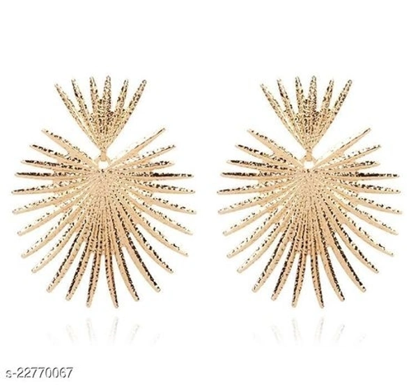 Trendy Artificial Stone & Beads Drop Earing - Free Size, Alloy, pack of 1