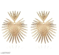 Trendy Artificial Stone & Beads Drop Earing - Free Size, Alloy, pack of 1