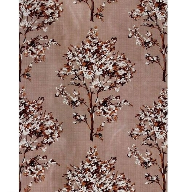 3D Printed Polyester Room Darkening 7Feet Door length Pack of 3 Room/Living Curtains