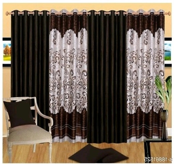 STAMEN Polyester Modern /Fancy High Quality Room Darkening For Room/Living RoombDay /Night Cutain (7 Feet Pack of 4 )