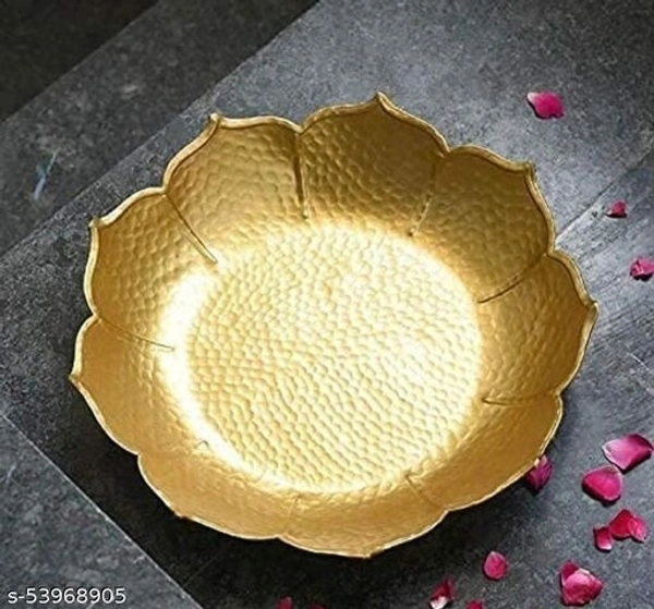 Metal Flowe Design Decorative URLI For Floating Flower - metal, pack of 1