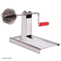 NANDANVAN Stainless Steel Meduvada Maker and Manual Hand Coconut Gratter kitchen Accessories Combo Offer Pack of 2