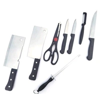 Modern Wooden Chopping Board With Kitchen knife & Scissor Sets
