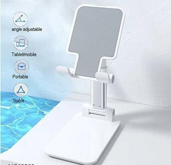 Adjustable Mobile Stand for Phone and Ipad Tablet Foldable Holder Stand Suitable for Office Home and Online Classes