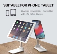 Adjustable Mobile Stand for Phone and Ipad Tablet Foldable Holder Stand Suitable for Office Home and Online Classes
