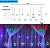 CASVO Remote Control Led String Lights with seven Different mode 8.2 FtFor Christmas//Diwali/Home Decor/Patio
