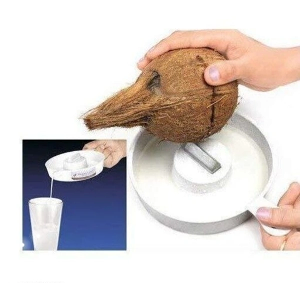 Coconut Breaker Machine Tool Stainless Steel with Stainless Steel Blade Bowl Design