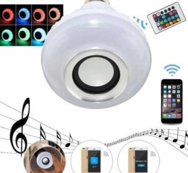 Remote Control LED Light Bulb Colour Changing Bluetooth Bulb Speaker/Bluetooth Home theatre Music For Parties/Home