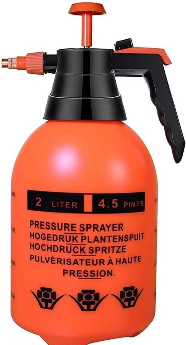 PATEL MART Nicely Neat Water Mister & Spray Bottle For Plants Gardens Kitchen Home, 2 litre HandHeld Sprayer with Adjustable Pressure Nozzle For Pesticides, Planting