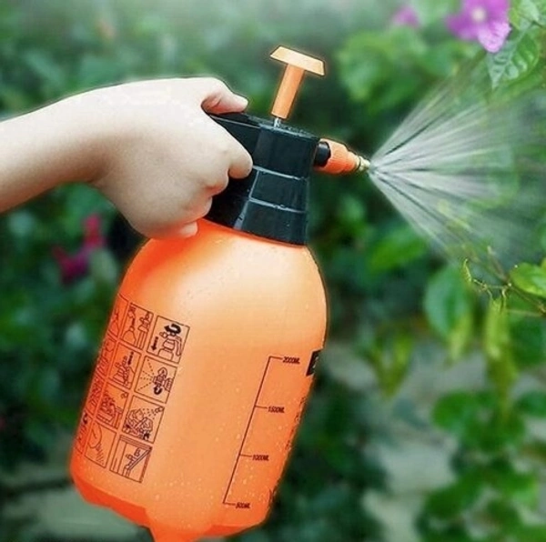 PATEL MART Nicely Neat Water Mister & Spray Bottle For Plants Gardens Kitchen Home, 2 litre HandHeld Sprayer with Adjustable Pressure Nozzle For Pesticides, Planting