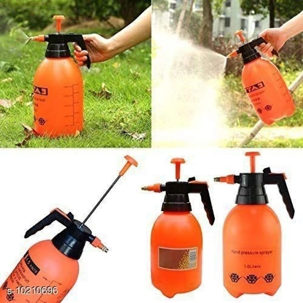 PATEL MART Nicely Neat Water Mister & Spray Bottle For Plants Gardens Kitchen Home, 2 litre HandHeld Sprayer with Adjustable Pressure Nozzle For Pesticides, Planting