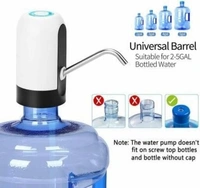NECBAND Water Bottle Canne Pump Water Dispenser USB Charging Automatic Electric Pump Dispenser with Rechargeable Battery for 20 litre Bottled Universal Fit For 5-6 Bottles