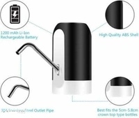 NECBAND Water Bottle Canne Pump Water Dispenser USB Charging Automatic Electric Pump Dispenser with Rechargeable Battery for 20 litre Bottled Universal Fit For 5-6 Bottles