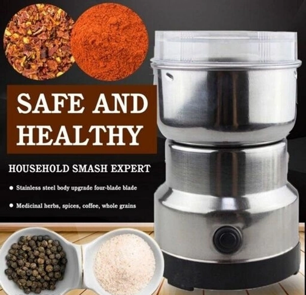 FRUITION RETAIL PVTLTD Stainless Steel Coffee Bean Nuts Spice Grains Grinder Coffee Grinder 150 W with Sharp knife Blade 150g Capacity Grinder Mixer