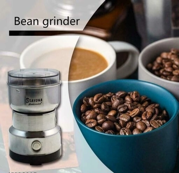 FRUITION RETAIL PVTLTD Stainless Steel Coffee Bean Nuts Spice Grains Grinder Coffee Grinder 150 W with Sharp knife Blade 150g Capacity Grinder Mixer