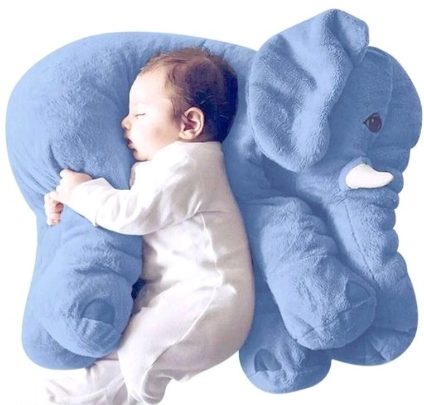 Giant Gray  Elephant Plush Toy for Baby – Soft Cuddle Pillow / Stuffed Animal - BROWN
