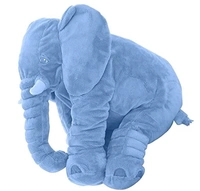 Giant Gray  Elephant Plush Toy for Baby – Soft Cuddle Pillow / Stuffed Animal - BROWN