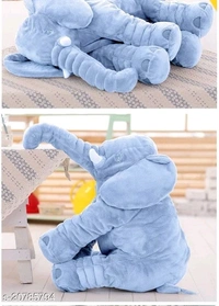 Giant Gray  Elephant Plush Toy for Baby – Soft Cuddle Pillow / Stuffed Animal - BROWN