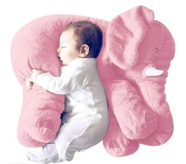 15 Inches Giant Pink Elephant Plush Toy for Baby – Soft Cuddle Pillow / Stuffed Animal