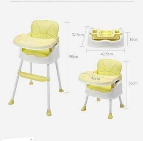Allure Adjustable Green Colour High Chair Boostable Multifuctional Chair with Feeding tray High Quality Fiber for Baby/ Toddler