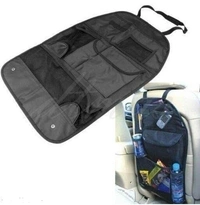 VK MART Car Seat Organizer/Back Pocket Seat Black 1pcs