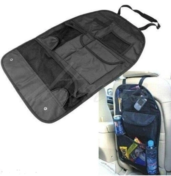 VK MART Car Seat Organizer/Back Pocket Seat Black 1pcs