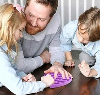 VISHUMOBOO Popit Fidget Toys, Push Pop Bubble Fidget Sensory Toys Non Toxic Flexiable Weigjtless Circle toy Suitable For All Ages(Above 3Yrs)Combo pack of 3 Circle - Circle