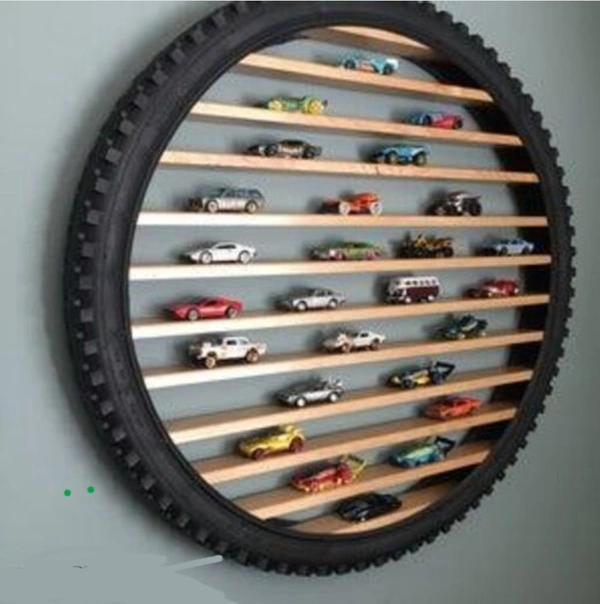 SHOP ART Coolwheel 26 LightUp Car Display For HOT WHEELS & MATCHBOX  Collection | Wall Hanging  Decor - 6 Slats, Black