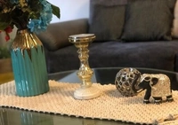 MACRAME Handmade Off White 6 seater 14 × 83 inch Long Table Runner -