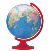 Globus 606 Globe, World Globe,360 Degree Globe World Map Éducationale Globe Study Glode For School /Office/Living Room 5in × 5inch ×7inch - Black
