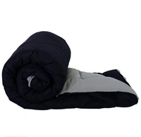 GSM Royal Reversible Single Bed AC Comforter / Duvet/ Rajai/ Quilt/ Dohar 60×90 inch(Blue & Gray) - Blac & Gray