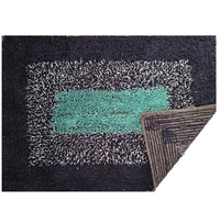 Cotton Antislip Floor Rug for bedroom /Kitchen /Bed side Runner Pack of 2 pcs - Blue