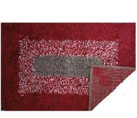 Cotton Antislip Floor Rug for bedroom /Kitchen /Bed side Runner Pack of 2 pcs - Marron