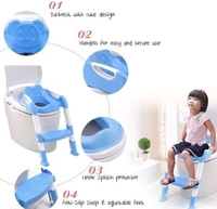 BABARIFAD Potty Training Toilet ladder Seat For Toddler Child Chair