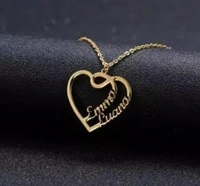 Élite Man Brass & Copper Gold Plated Personalized Customized Pendant Chain Necklace For Women and Girls - Feather