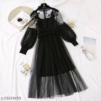 Classic Net Designer Women Kurti - Grey, Net, S, pack of1