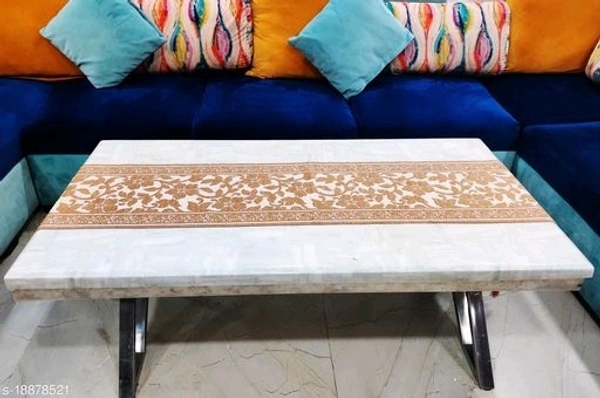 Groki Green Cotton Designer Table runner For Home /Hotel/Party/ Wedding All purpose - Beige