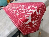 Groki Green Cotton Designer Table runner For Home /Hotel/Party/ Wedding All purpose - Red