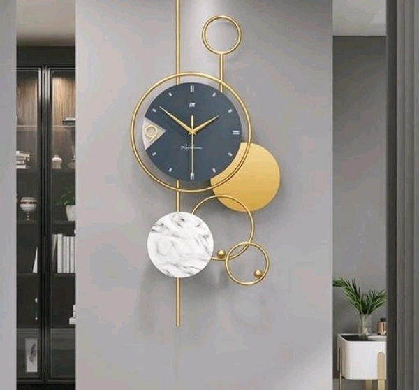 European style Metal 3D Wall Clock Dial with Arabic number idéal for All Purpose Home/Office