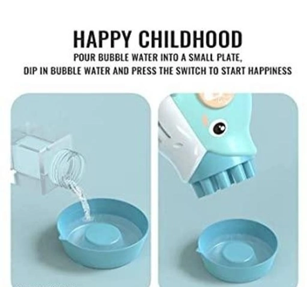 Battery Operated Dolphin Bubble Machine Gun - Blue