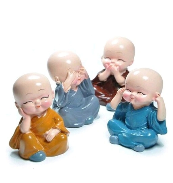 Lord Ganesha Sitting mediating beside waterfall With scented smoke incense perfect for Pooja house /House Warming Gift - Monk buddha