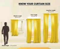 Set of 2 Floral Supremo Window Curtains(4x5 ft)