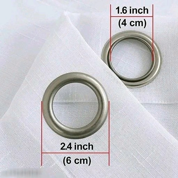 7 Feet Durability WindowDoor Curtain - Green, 7 Feet