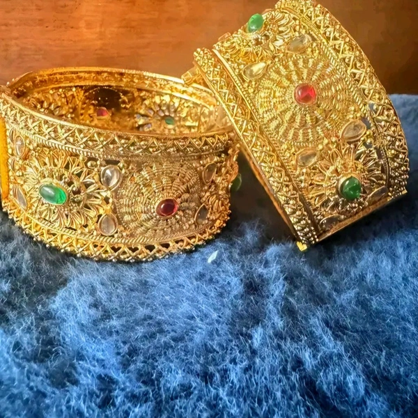 American Diamond Long Yellow Beautiful Designer Bracelet - 2.4