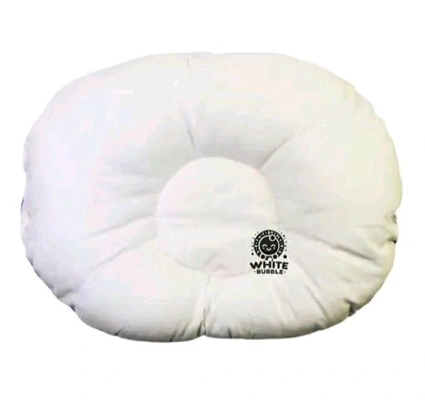 Ultra Soft Cotton Clock Print New Born Baby Head and Neck Support Pillow For Reshape Baby Head Pack Of 2 Yellow and Pink - Red And Pink, Pack of 2