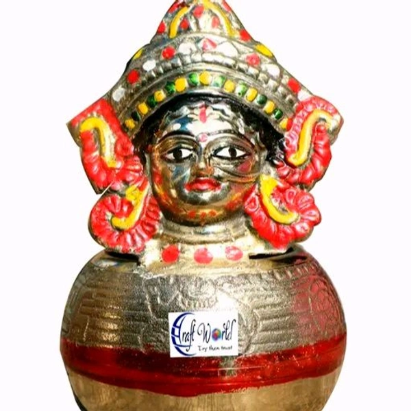 Brass Pooja Kalash |Pooja Lota Lakshmi Mukha - 5 Inch
