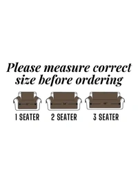 Reversible Single Seater Sofa Cover Set In Dual Colour - Persian Blue